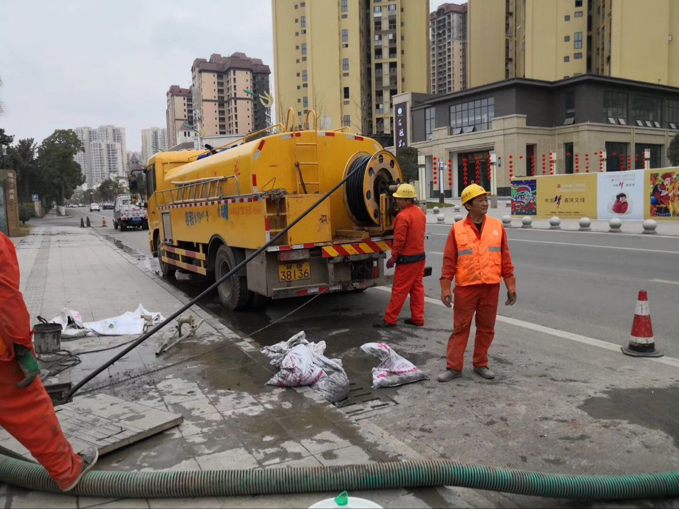 黎城排污管道清淤-管道清洗